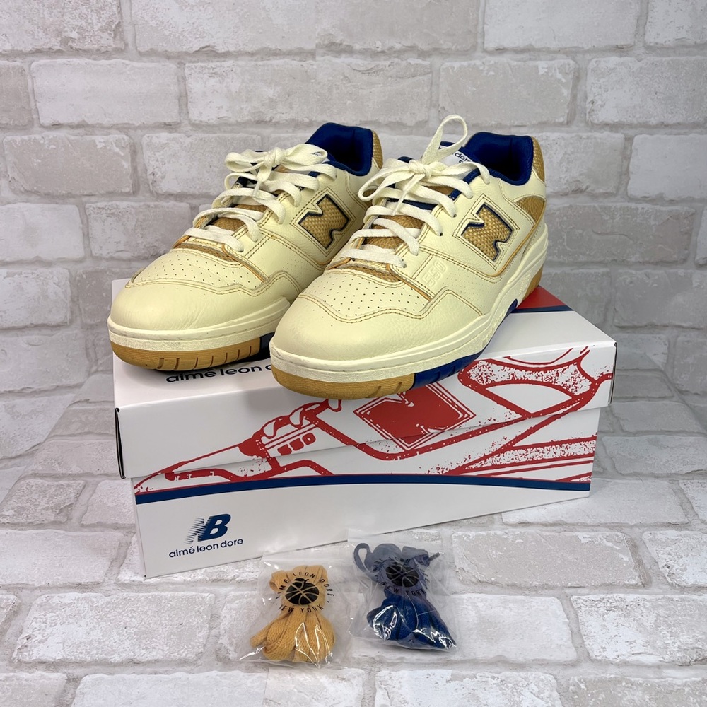 Aime Leon Dore X New Balance 550 Community Gym Yellow/Blue